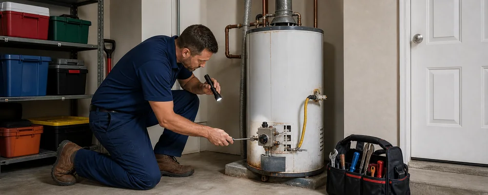 Before service for Gas Tank Water Heater